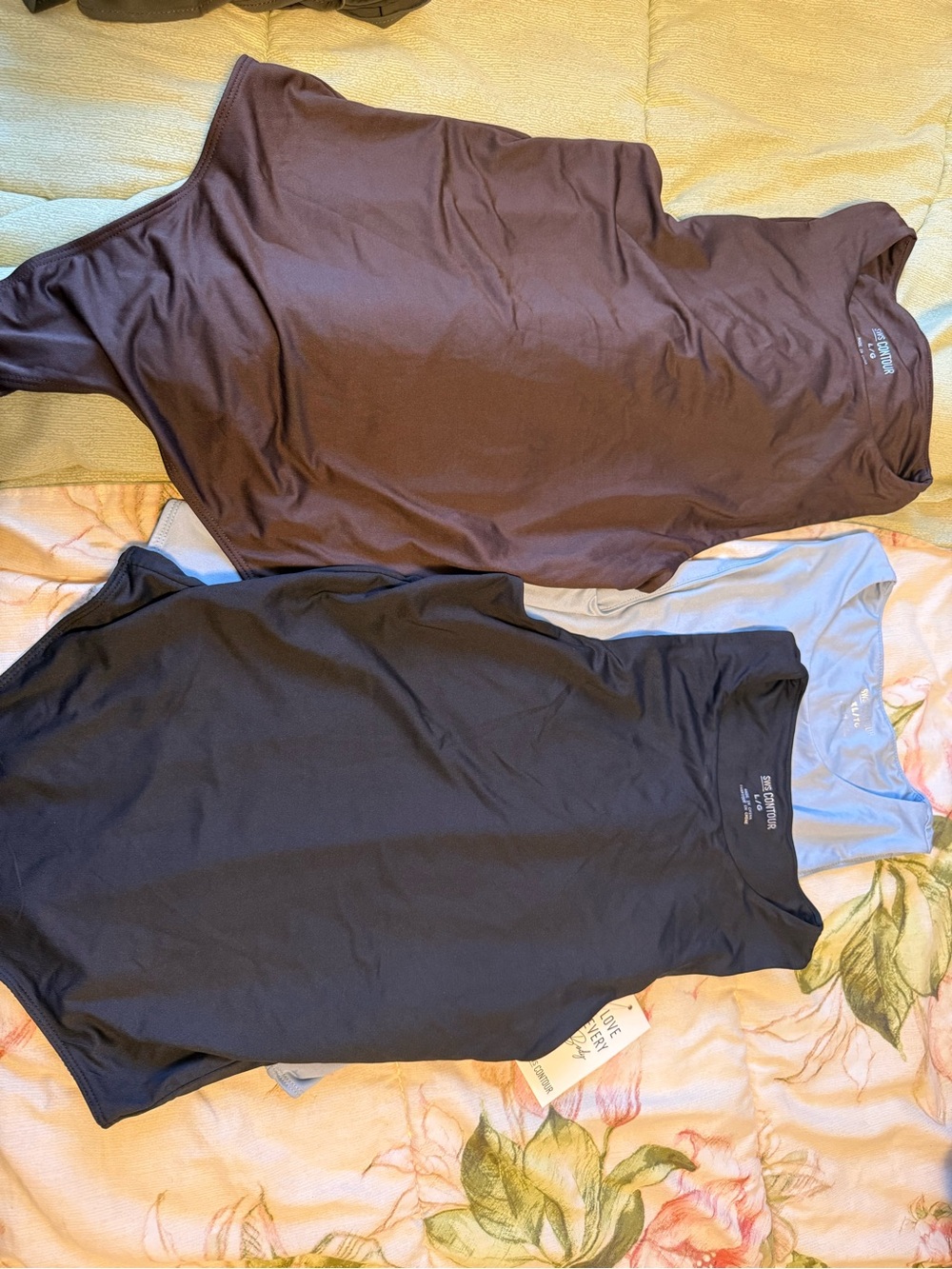 3 piece sleeveless bodysuit bundle